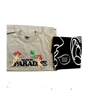 Hippy 2 Pack of Paradise DrugT Shirts
Adult Blow Themed Trippy Humor Shirt